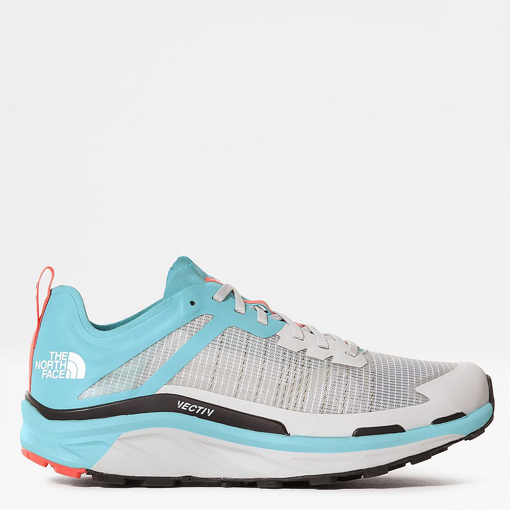 The North Face Trail Running Shoes Womens Australia - The North Face Vectiv Infinite Grey / Turquois